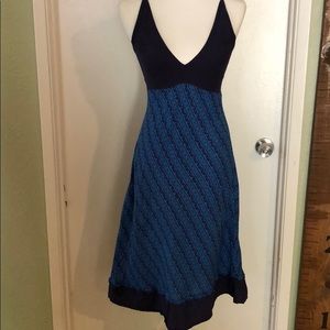 Blue Cotton Dress, size S